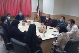 نخستین جلسه ستاد مدیریت کرونا موسسه با حضور رییس سازمان جهاد دانشگاهی گیلان جناب آقای دکتر فریبرز جمالزاد فلاح و سرپرست و معاونین و مدیران
