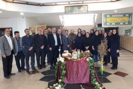روزهای پایانی سال ۱۴۰۱ و تصاویر یادگاری کارکنان گرامی موسسه در کنار سرپرست و معاونان و مدیران موسسه و سفره هفت سین