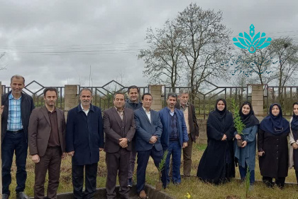مراسم روز درختکاری در موسسه آموزش عالی جهاد دانشگاهی گیلان برگزار شد