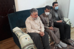 دیدار و تکریم با خانواده شهیدمدافع حرم شهید سید اسماعیل سیرت نیا