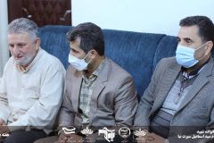 دیدار و تکریم با خانواده شهیدمدافع حرم شهید سید اسماعیل سیرت نیا