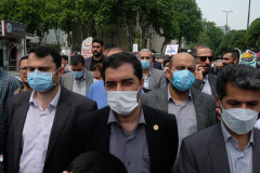 حضور جهادگران سازمان جهاد دانشگاهی گیلان در راهپیمایی روز جهانی قدس
