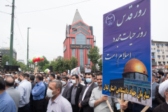 حضور جهادگران سازمان جهاد دانشگاهی گیلان در راهپیمایی روز جهانی قدس