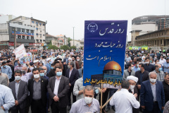 حضور جهادگران سازمان جهاد دانشگاهی گیلان در راهپیمایی روز جهانی قدس