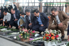 تجدید میثاق جهادگران سازمان جهاد دانشگاهی گیلان با شهدا