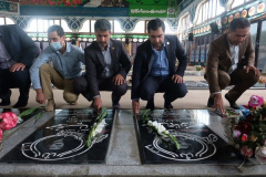 تجدید میثاق جهادگران سازمان جهاد دانشگاهی گیلان با شهدا