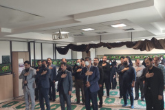 برگزاری مراسم عزاداری و سوگواری سالار شهیدان در سازمان مجتمع آموزشی و پژوهشی جهاددانشگاهی گیلان