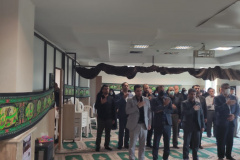 برگزاری مراسم عزاداری و سوگواری سالار شهیدان در سازمان مجتمع آموزشی و پژوهشی جهاددانشگاهی گیلان