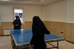 "برگزاری مسابقات تنیس روی میز و دارت برای خواهران دانشجو به مناسبت ۱۶ آذر"