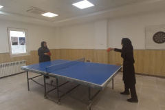"برگزاری مسابقات تنیس روی میز و دارت برای خواهران دانشجو به مناسبت ۱۶ آذر"